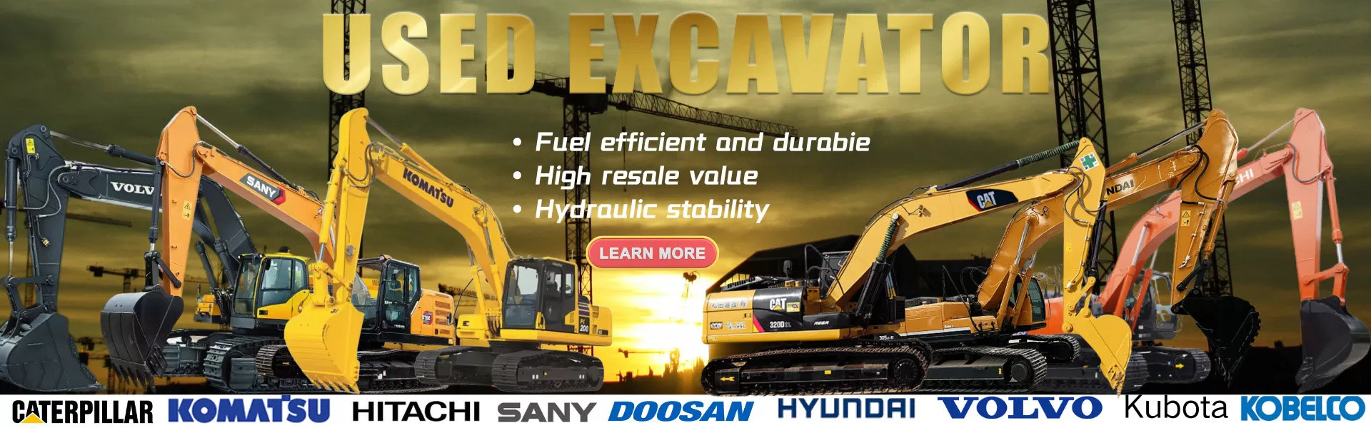 calidad CAT Excavators usada fábrica